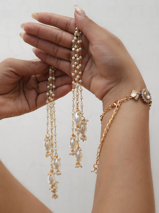 Invoke Polki Wrist Watch with Detachable Hangings