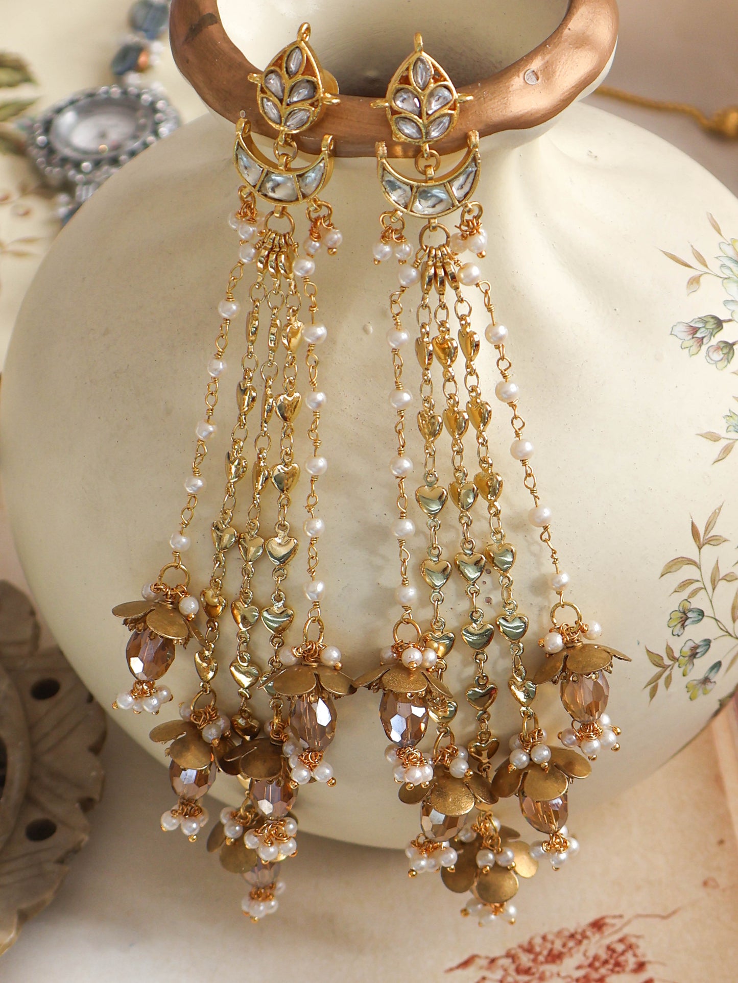 Firoz Kundan Earrings