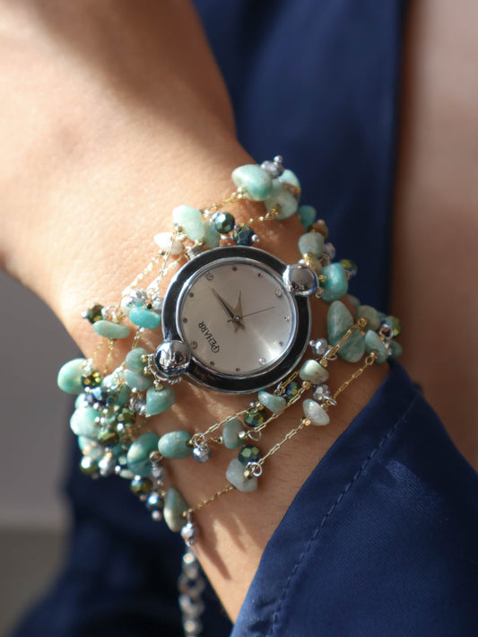 Pleasure Turquoise Wrap Wrist Watch