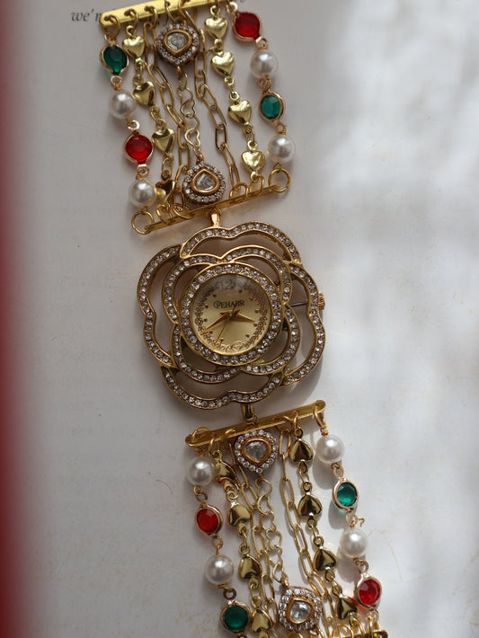 Tipsy Turvy Multicolored Wrist Watch