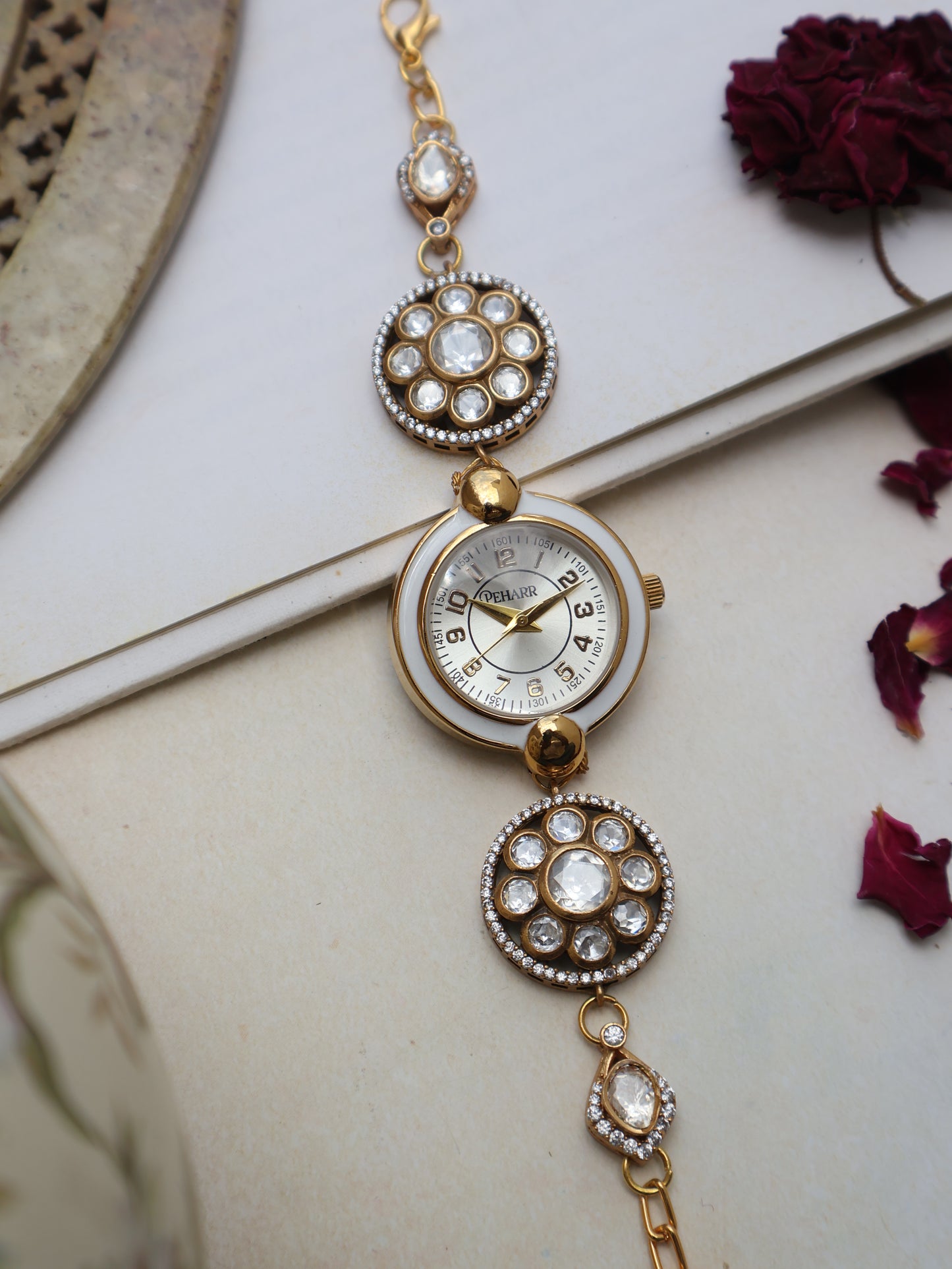 Fiona Polkis Pearl Wrist Watch