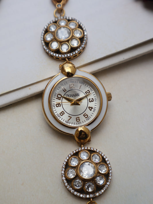 Fiona Polkis Pearl Wrist Watch