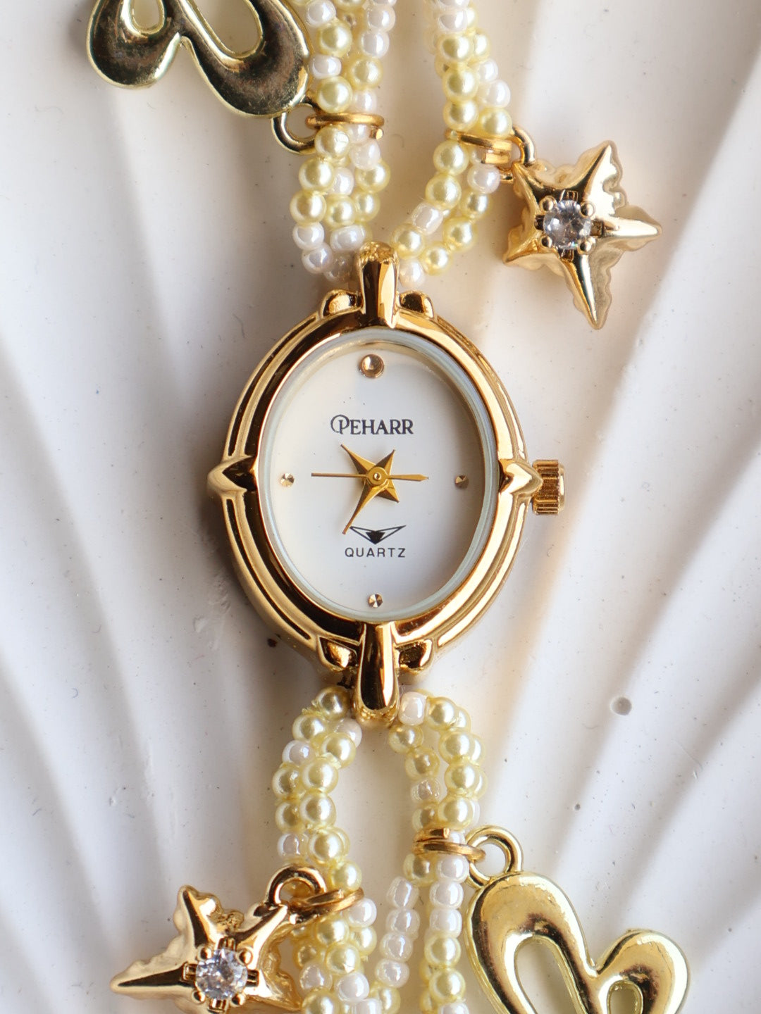 Pearl Spark Charm Wrist Watch