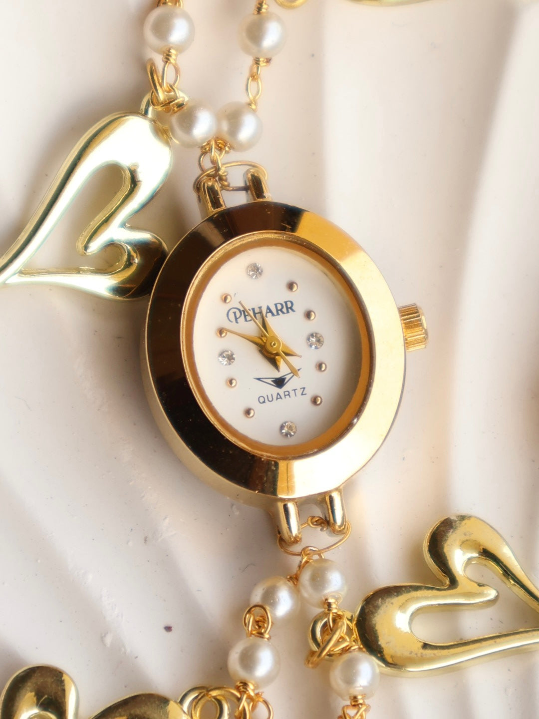 Heart Charms Wrist Watch