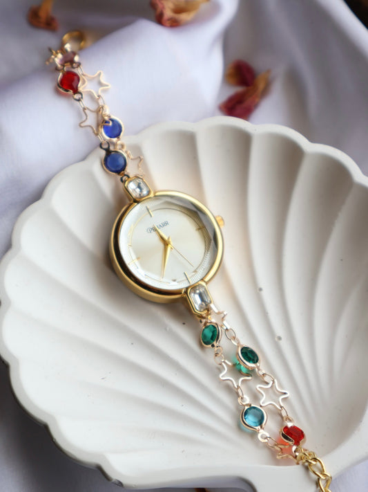 Rainbow Star Wrist Watch