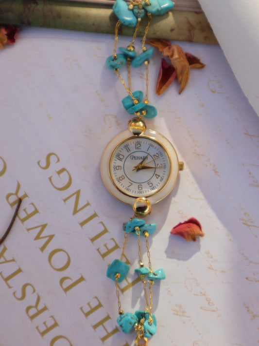 Firoza Stone Wrist Watch