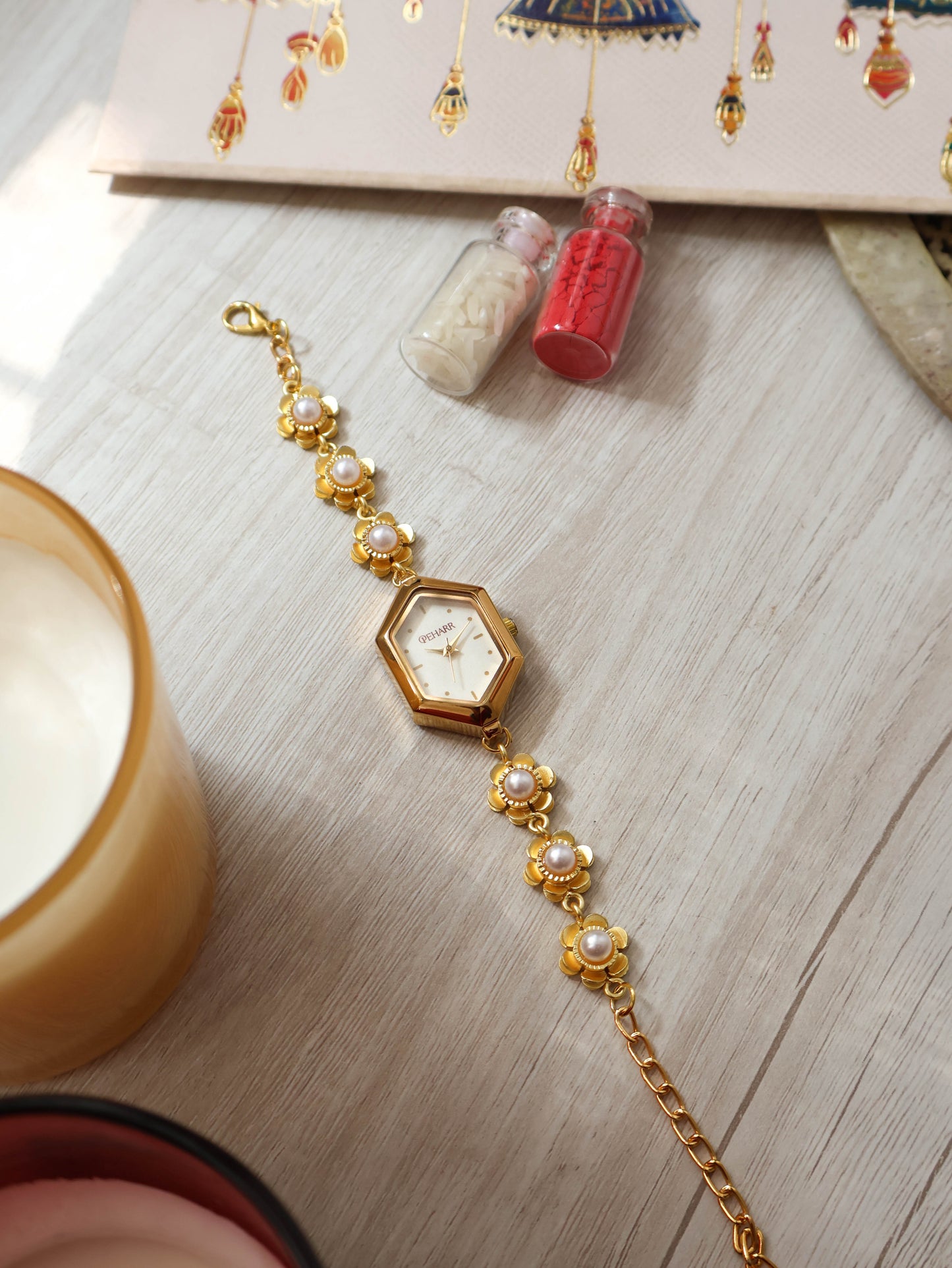 Flora Pearl Wrist Watch