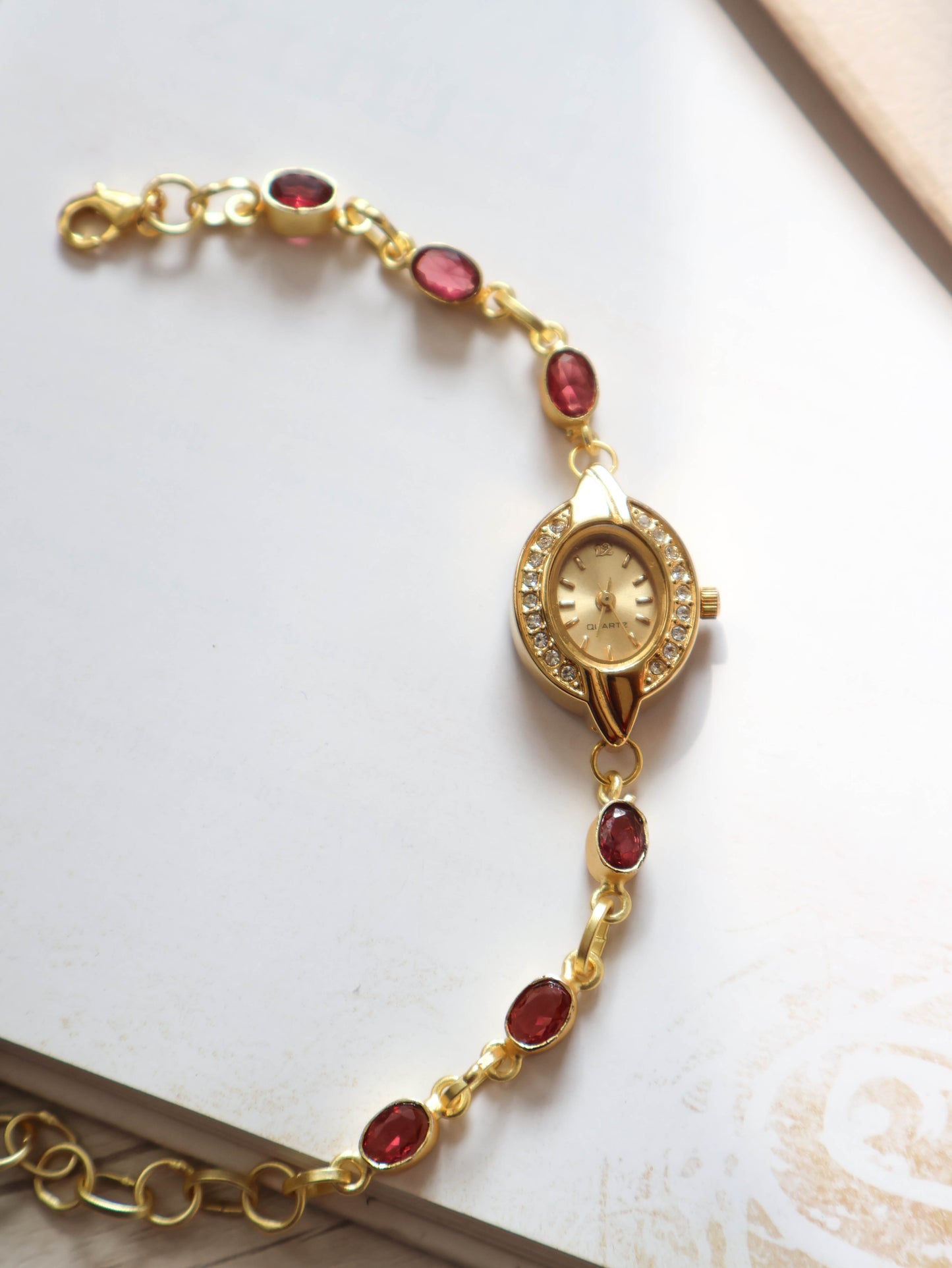 Pink Sparkle Wrist Watch
