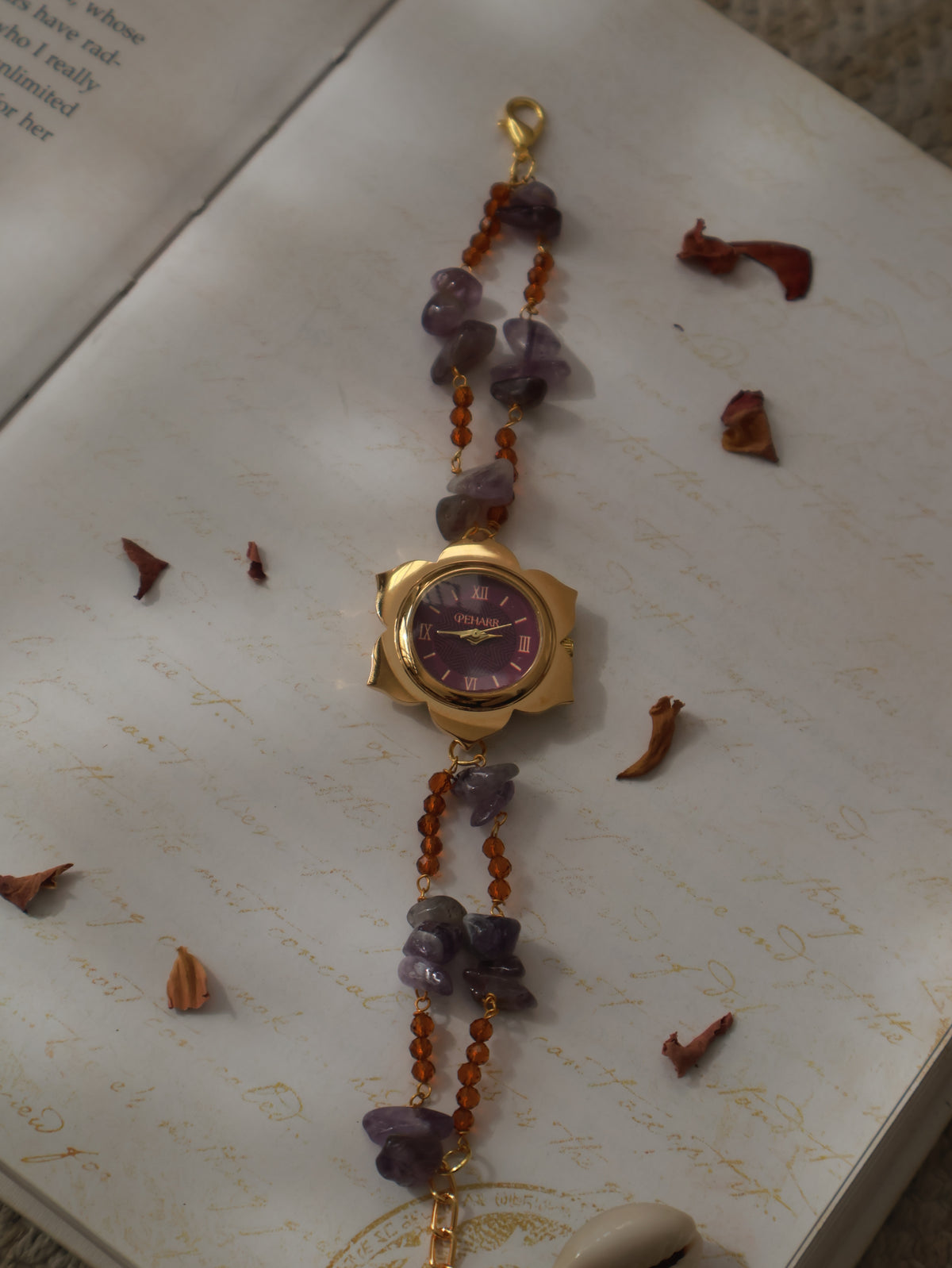 Celeste Purple Wrist Watch