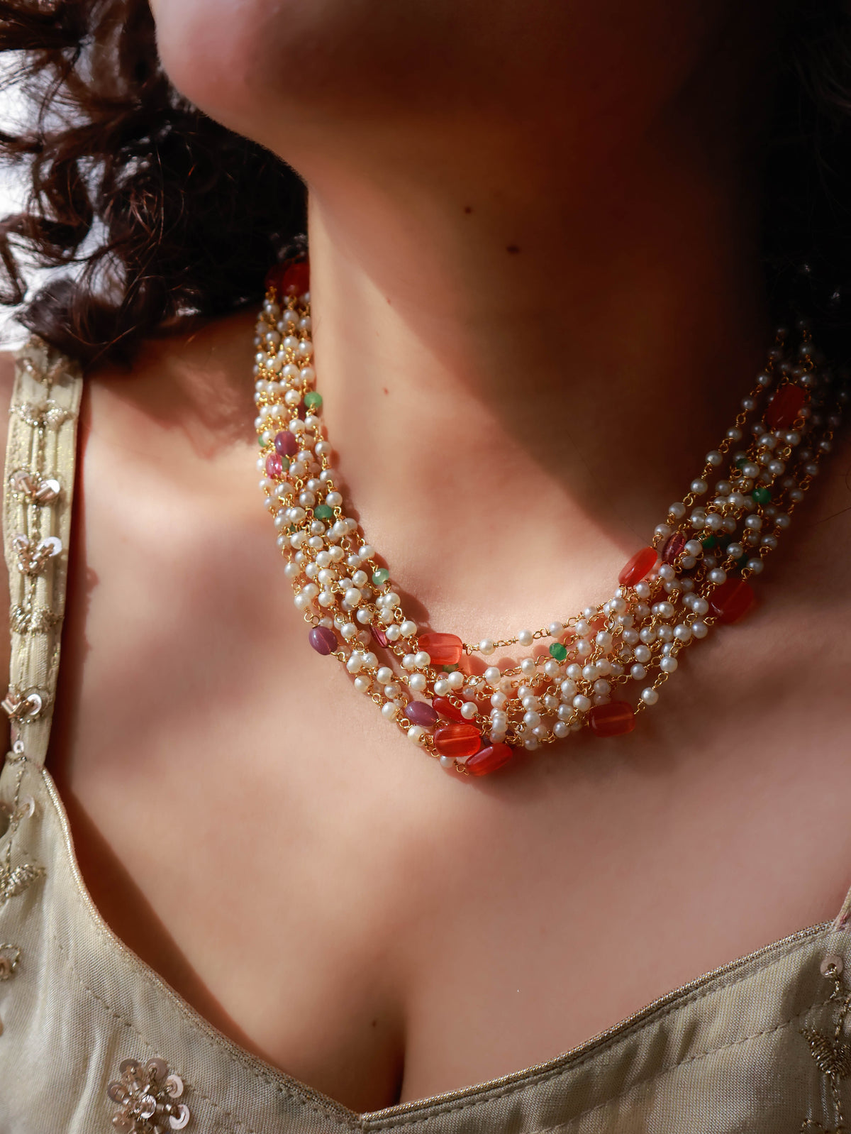 Jeeva Multicolored Necklace