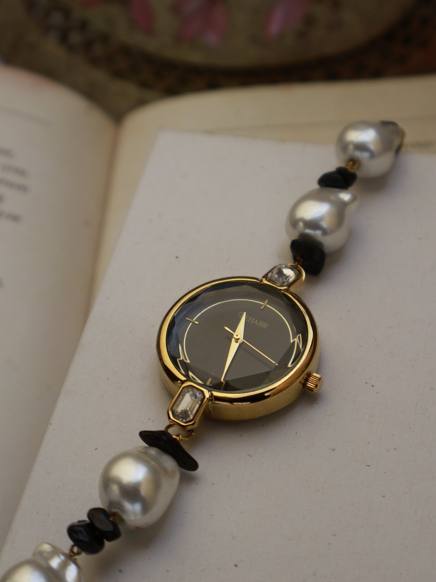 Showstopper Black & White Wrist Watch