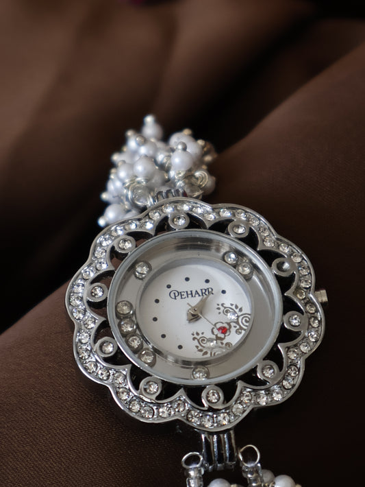 Silver Twinkle Wrist Watch