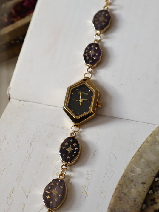 Plum Magic Wrist Watch