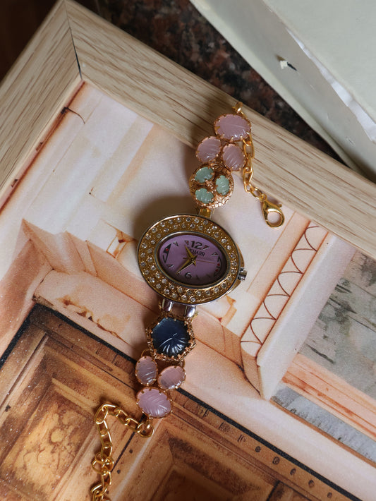 Husn Multicolour Wrist Watch