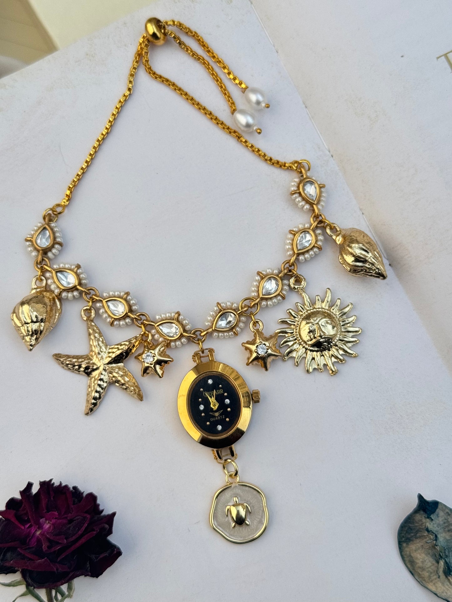 Celestial Glow Bracelet Wrist Watch