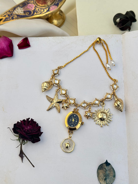 Celestial Glow Bracelet Wrist Watch