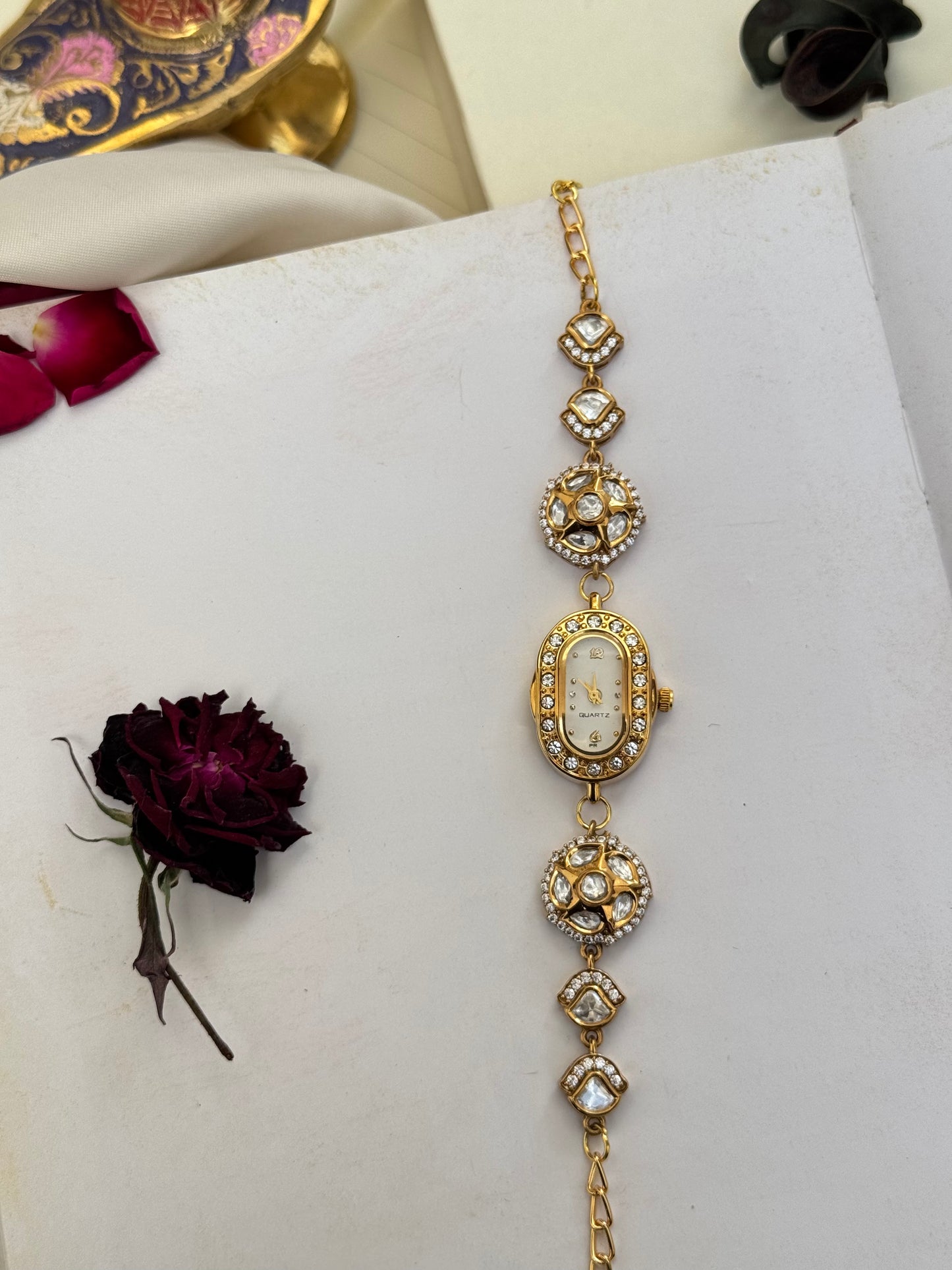 Starry Florals Wrist Watch