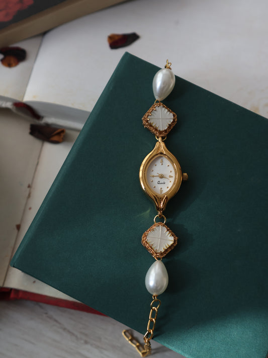 Siddhi Pearl Wrist Watch