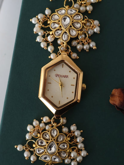 Jane Kundan Wrist Watch
