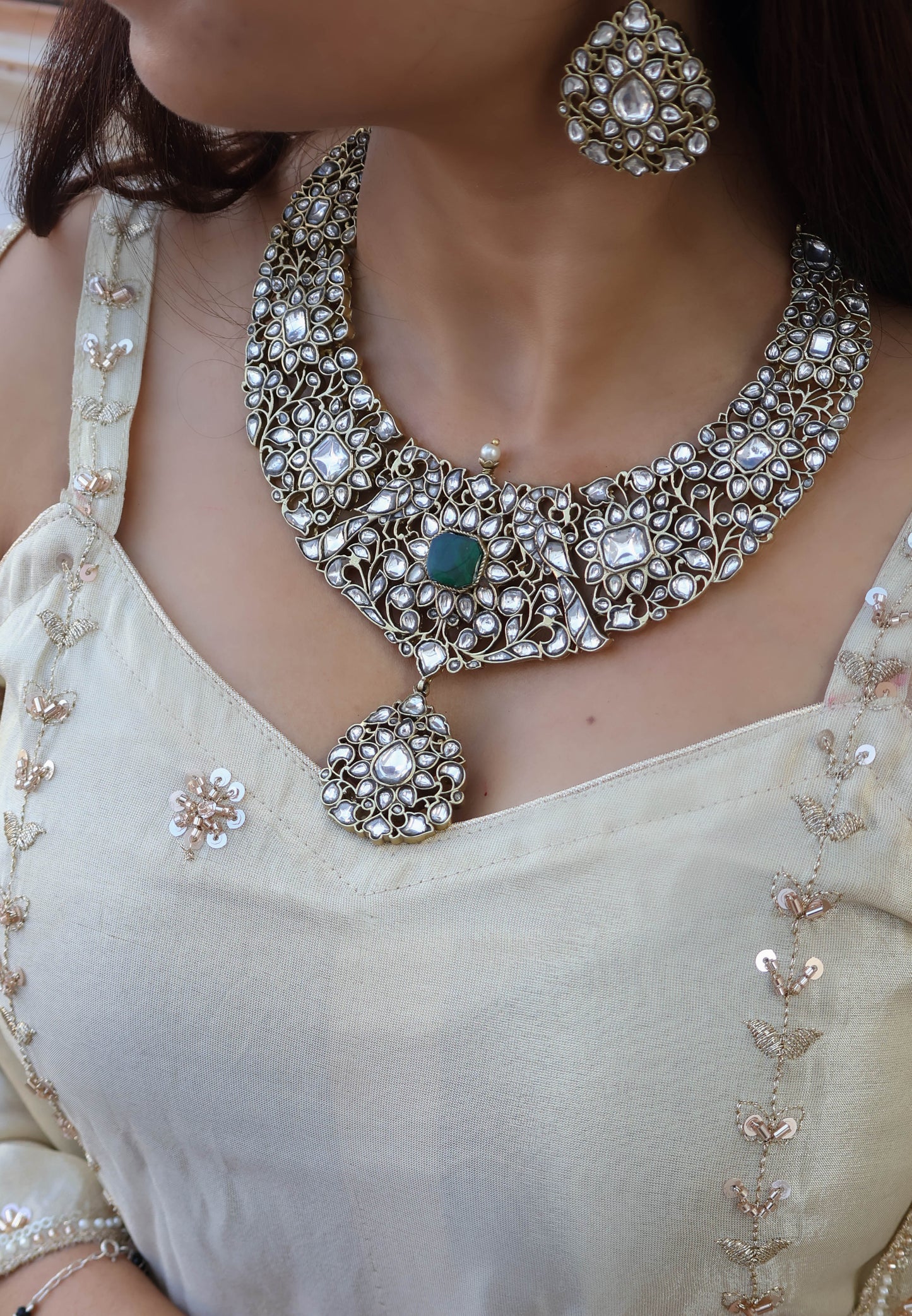 Vyas Kundan Necklace Set