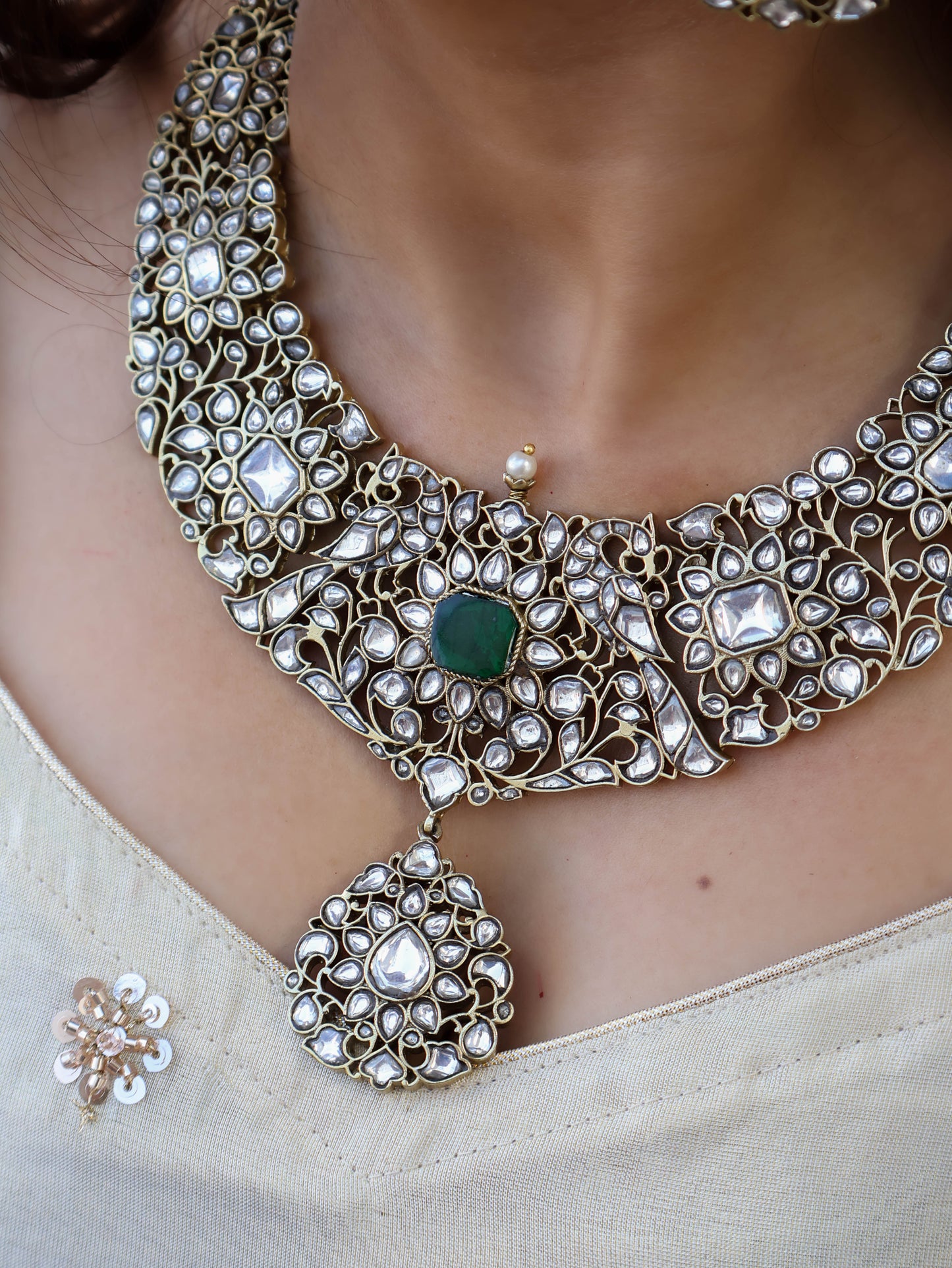 Vyas Kundan Necklace Set