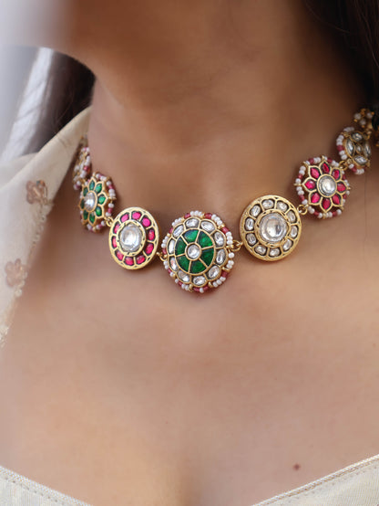 Veda Multicolour Choker Necklace