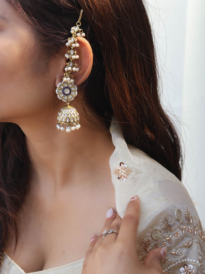 Elsie Kundan Jhumka Earrings