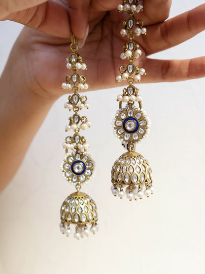 Elsie Kundan Jhumka Earrings