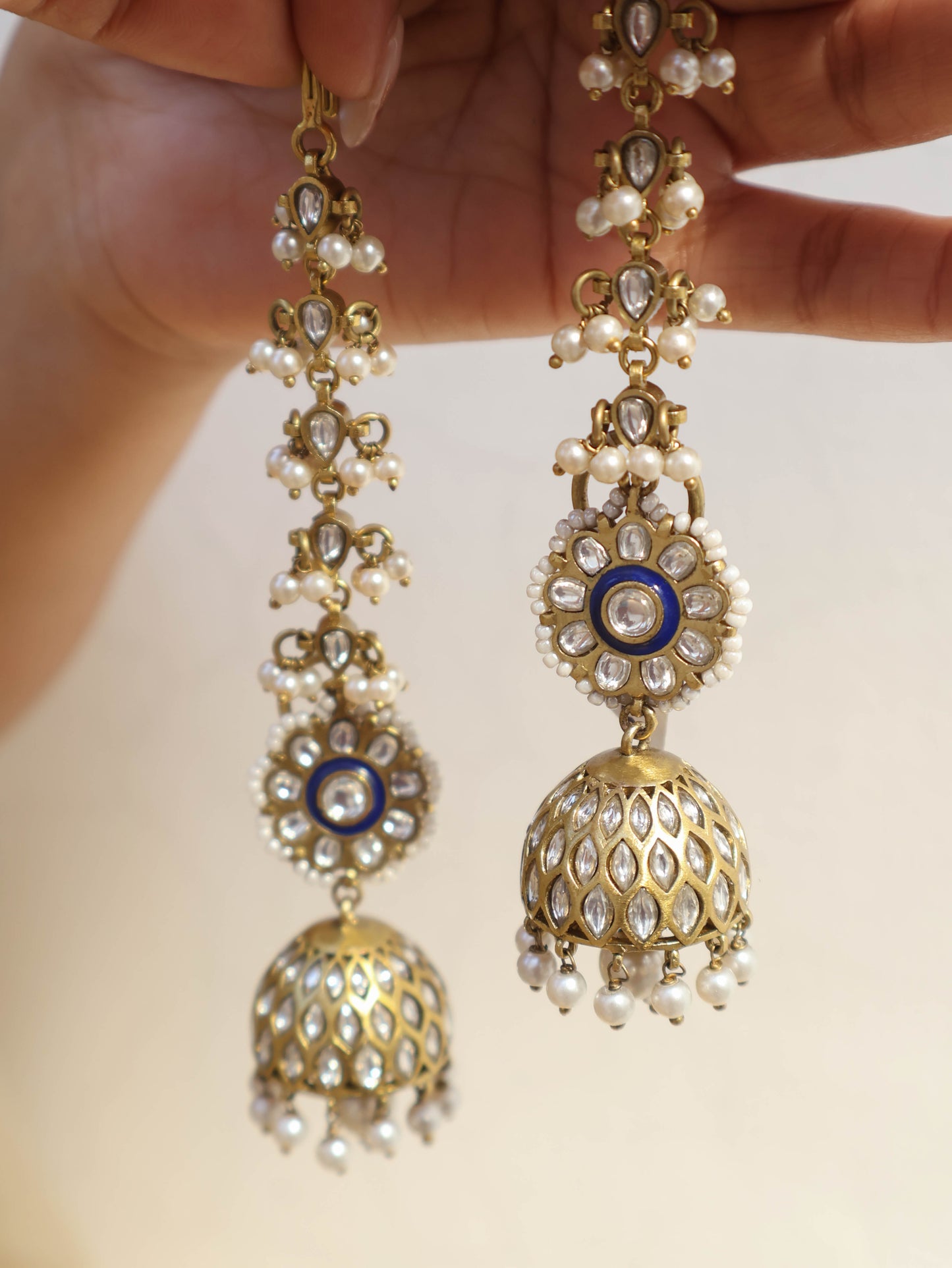 Elsie Kundan Jhumka Earrings