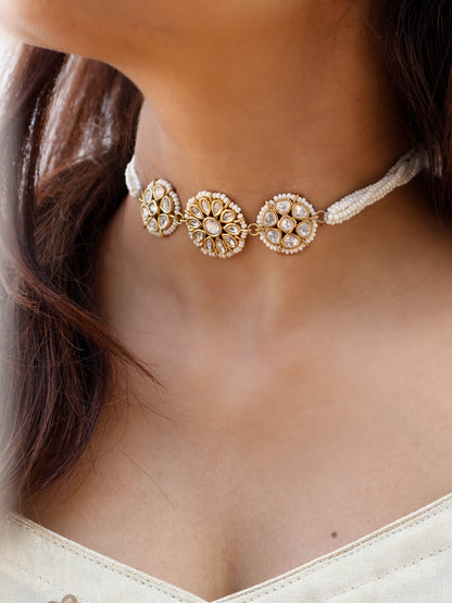 Palash Kundan Choker Necklace