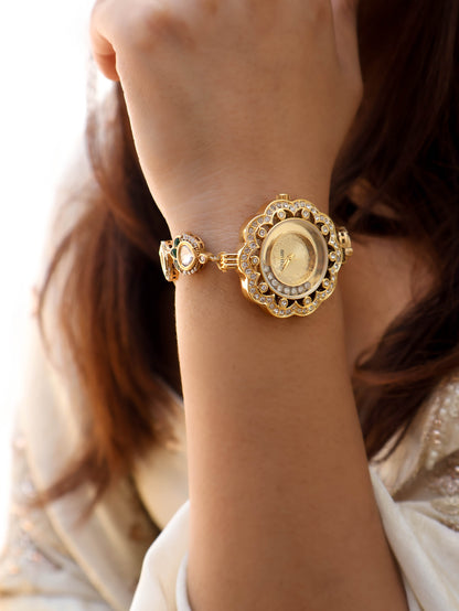 Faiz Polki Wrist Watch
