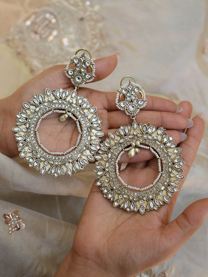 Yerra Kundan Earrings