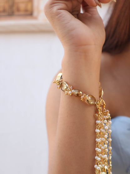 Darya Charms Wrist Watch with Detachable Hangings
