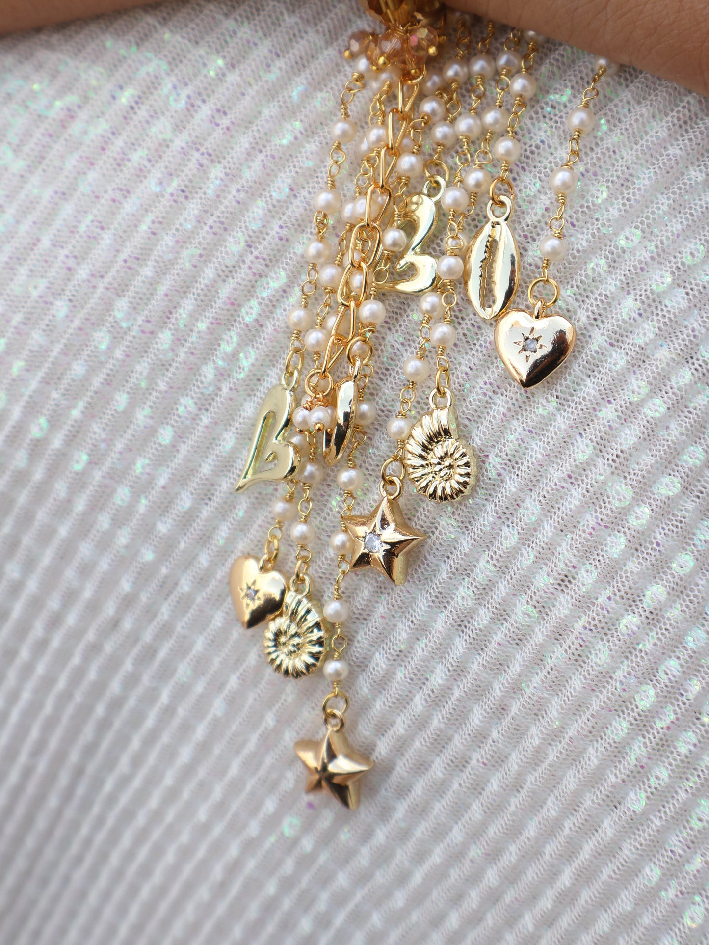 Darya Charms Wrist Watch with Detachable Hangings