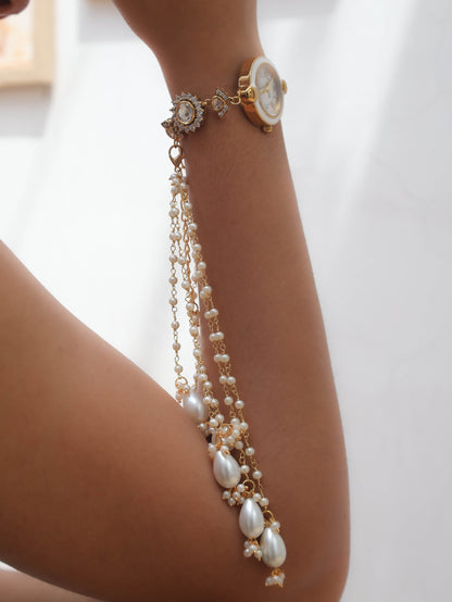 Invoke Polki Wrist Watch with Detachable Hangings