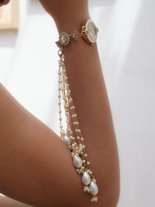 Invoke Polki Wrist Watch with Detachable Hangings