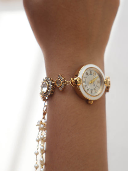 Invoke Polki Wrist Watch with Detachable Hangings