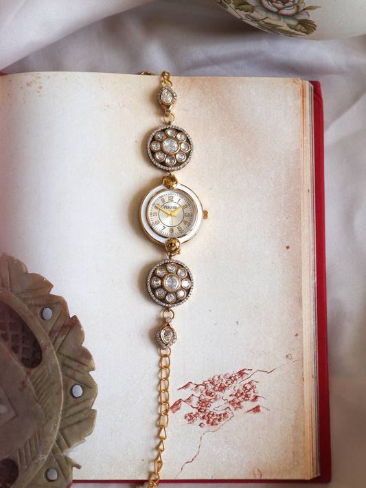 Fiona Polkis Pearl Wrist Watch