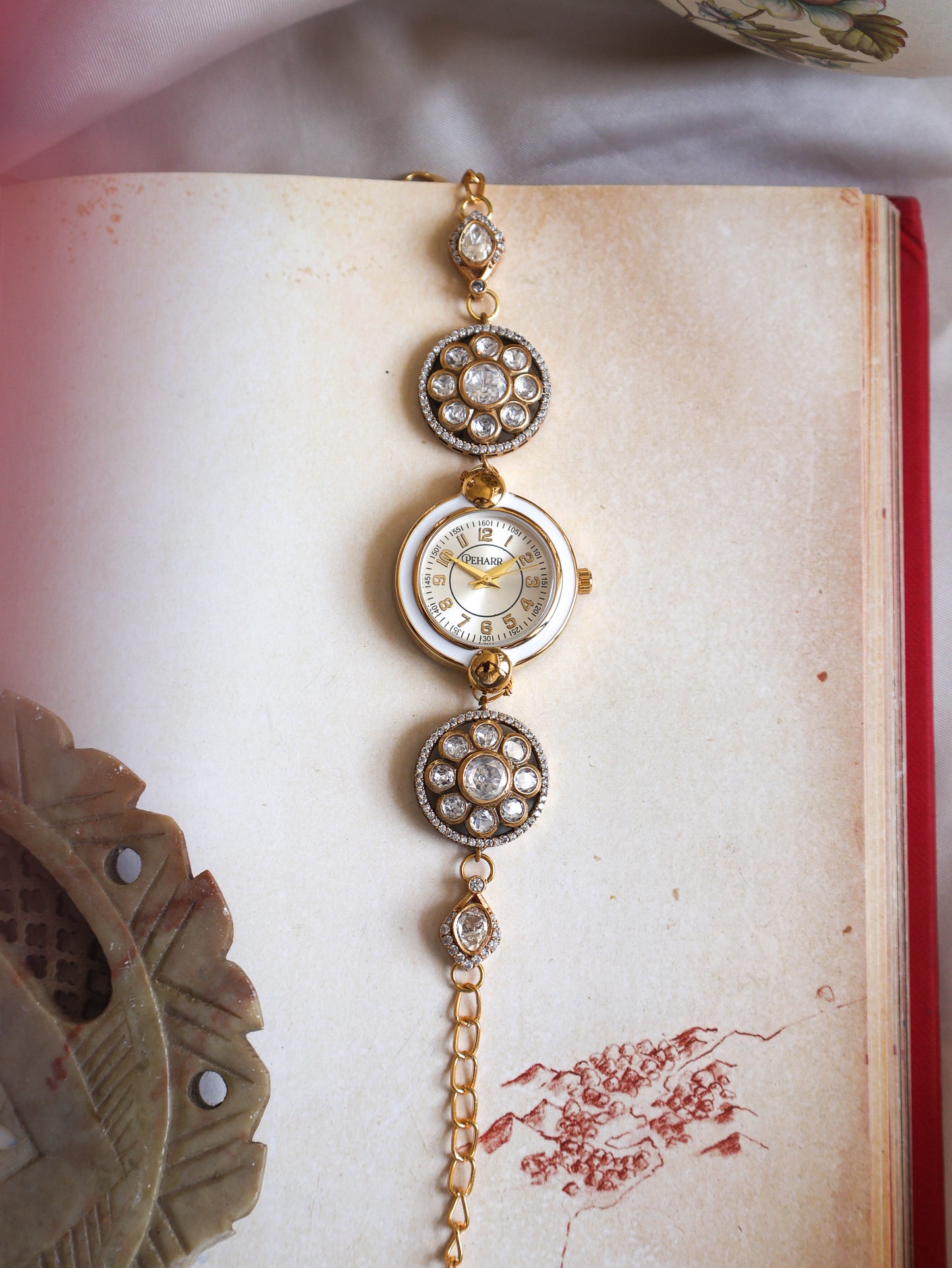 Fiona Polkis Pearl Wrist Watch