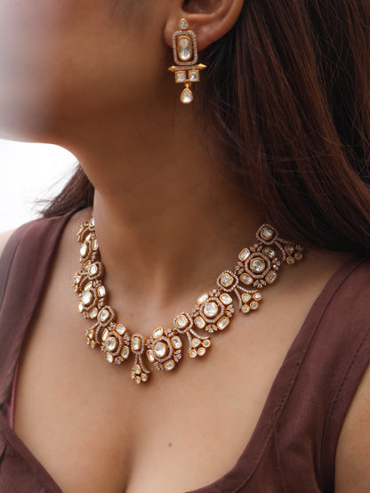 Onisha Polki Necklace Set