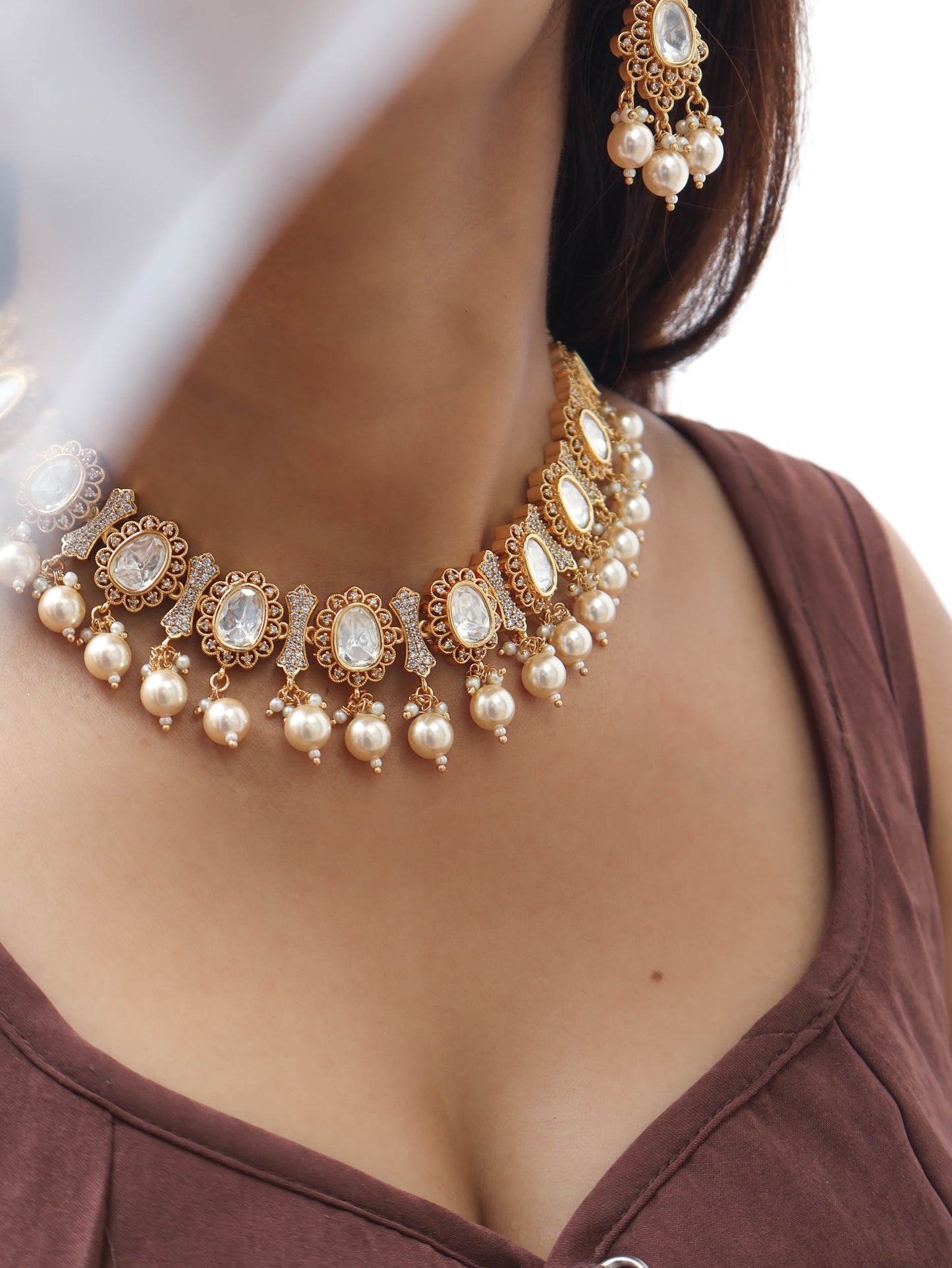 Palki Polki Necklace Set