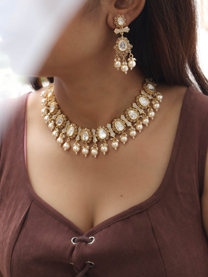 Palki Polki Necklace Set