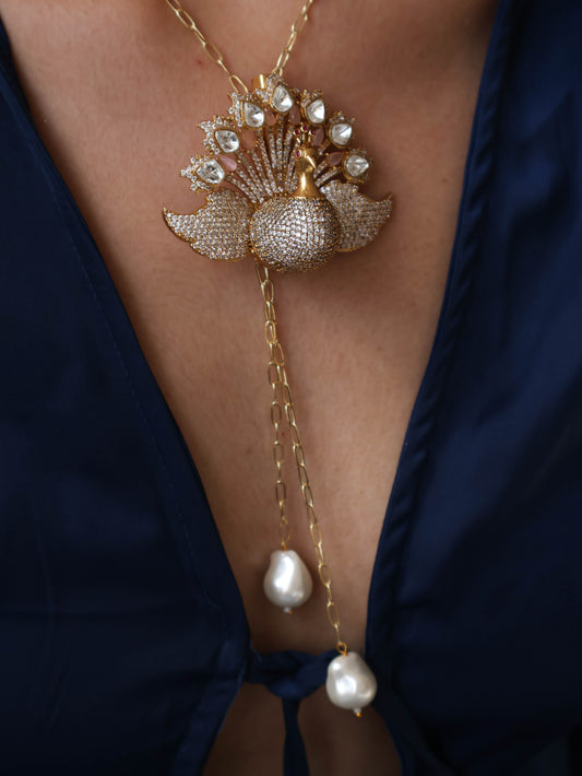 Peacock Brooch/Necklace