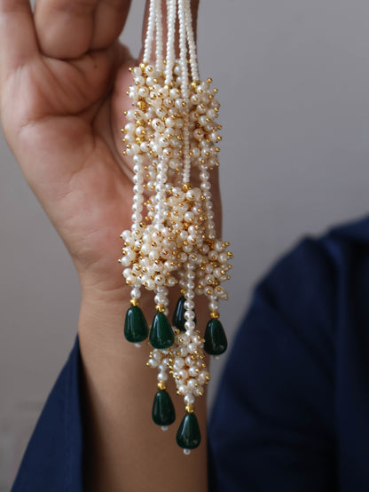 Raina Green Wrist Watch with Detachable Hangings