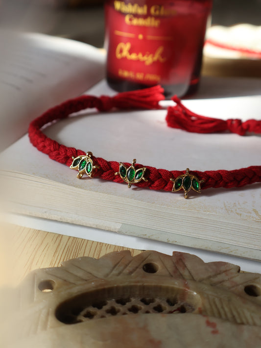 Phool Red Rakhi