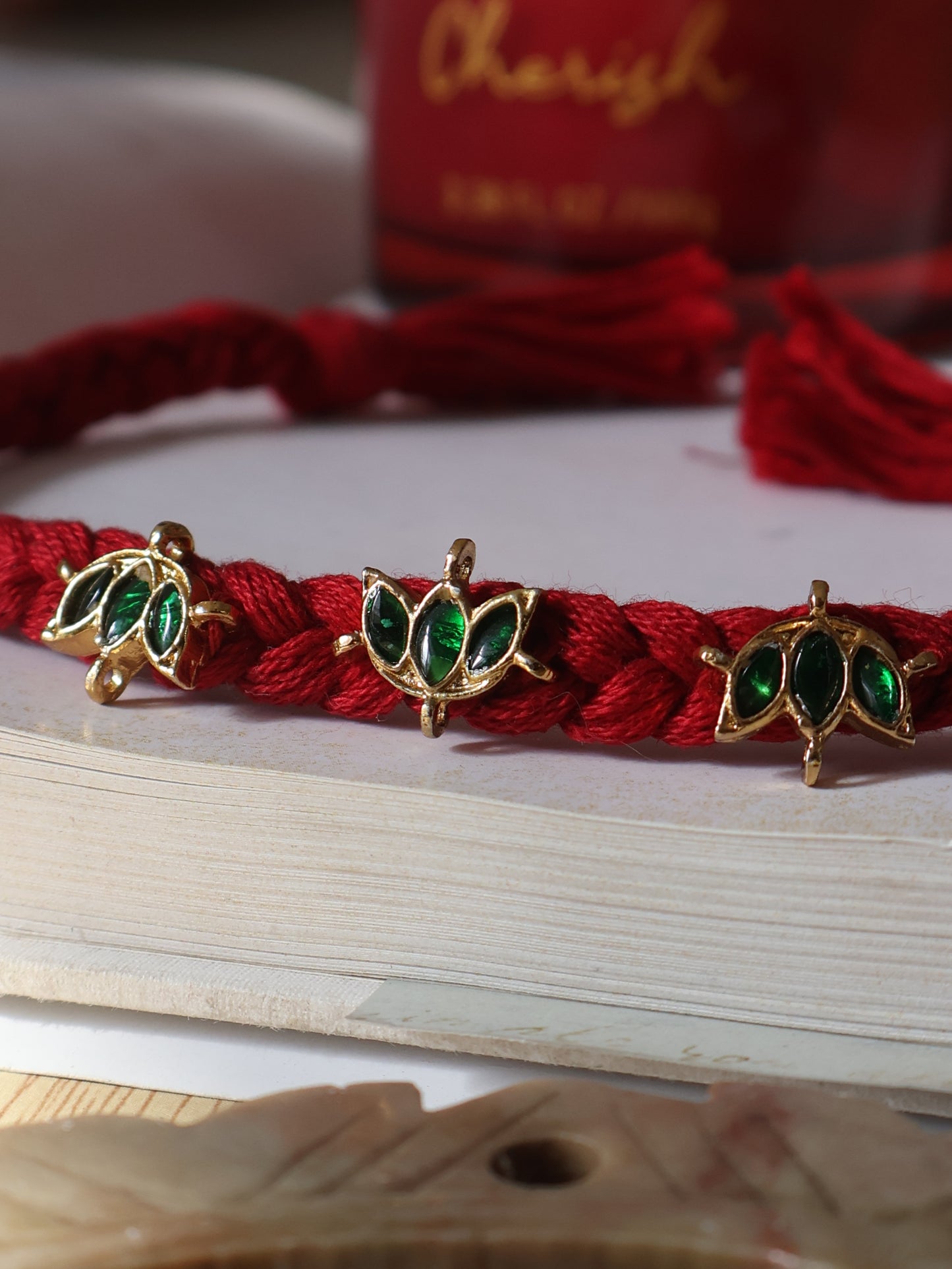 Phool Red Rakhi