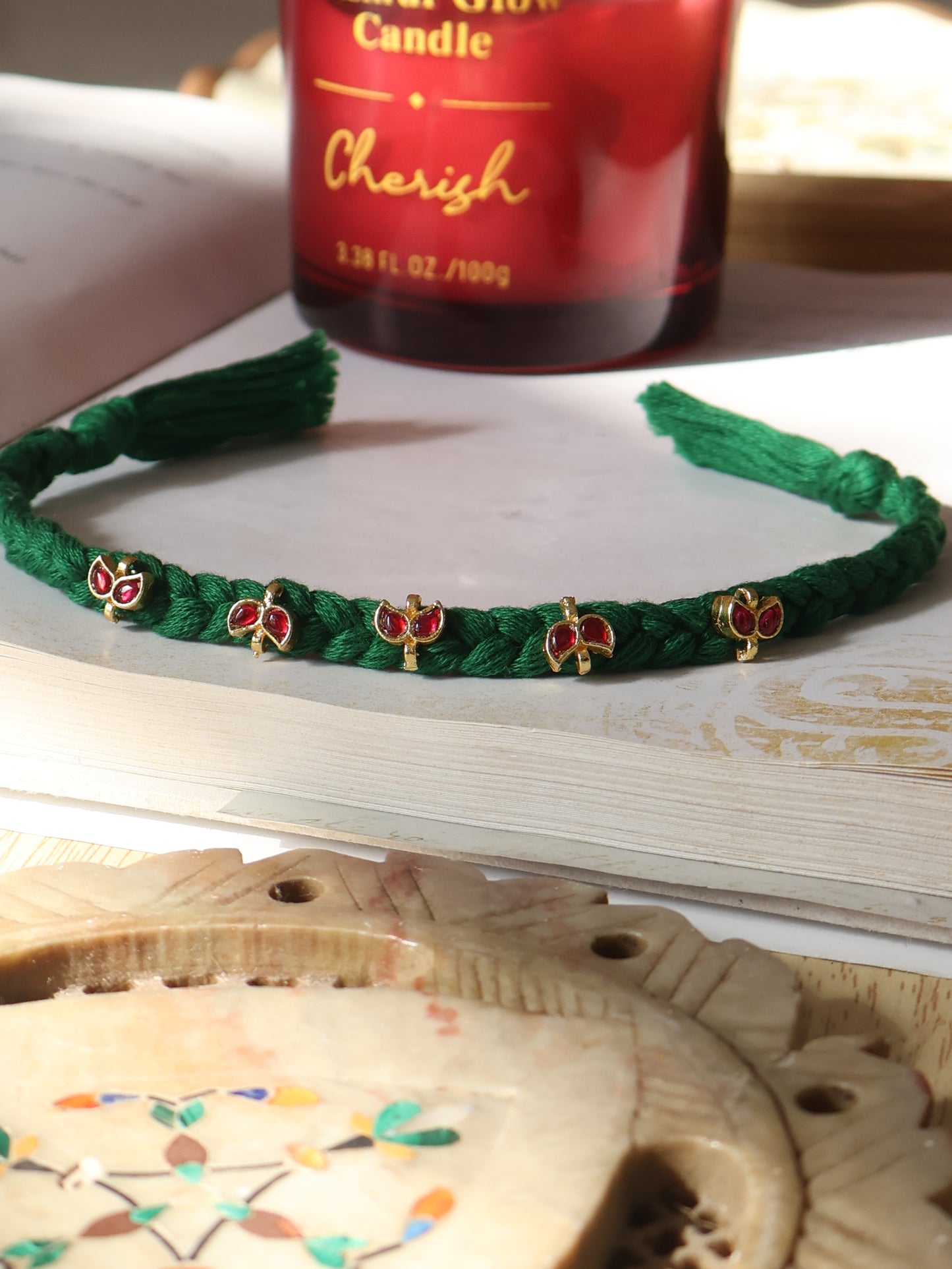 Phool Green Rakhi