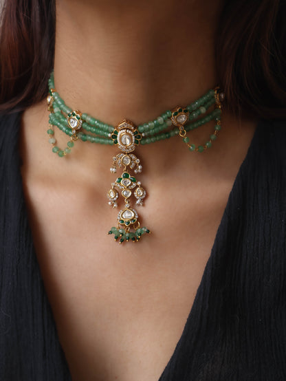 Penny Green Polki Choker Necklace