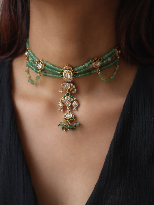 Penny Green Polki Choker Necklace