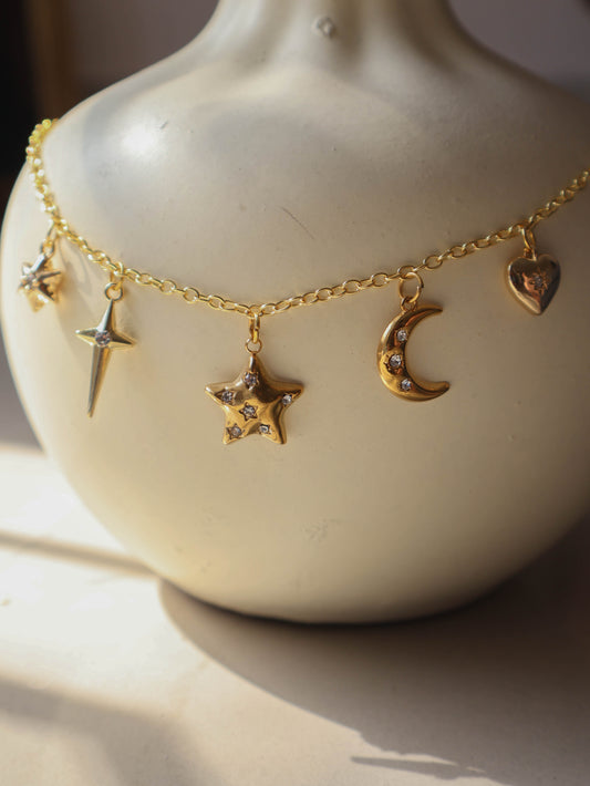 Midnight Charms Necklace